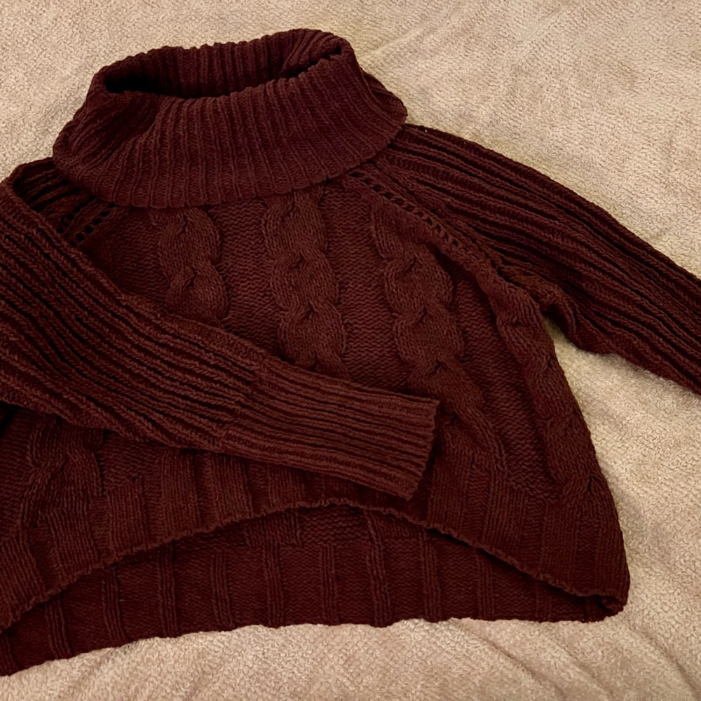 DR2 Women's Turtleneck Sweater - Rich Purple